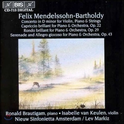 Ronald Brautigam ൨: ̿ø ǾƳ븦  ְ D  (Mendelssohn: Concerto for Violin, Piano & Strings)