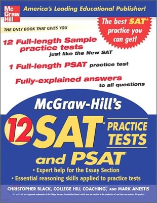 McGraw-Hill's 12 SAT Practice Tests and PSAT