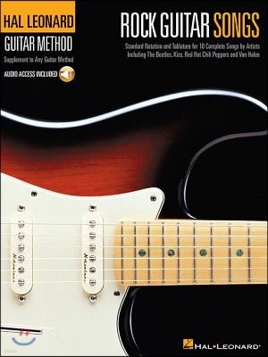 Rock Guitar Songs - Hal Leonard Guitar Method Book/Online Audio