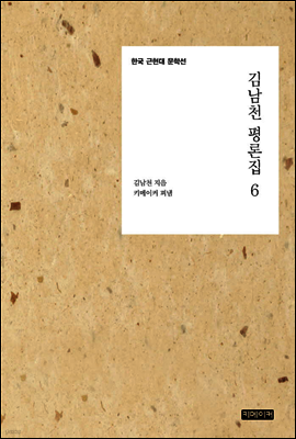 김남펀 평론집 6