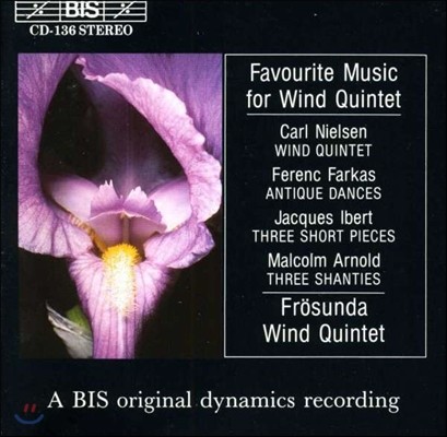 Frosunda Wind Quintet Ҽ / ĸī / ̺:  ָ    (Nielsen / Farkas / Ibert: Favourite Music for Wind Quintet)