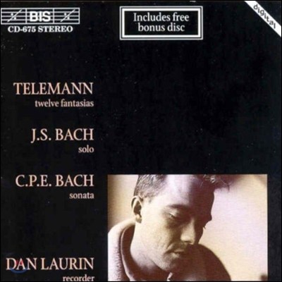 Dan Laurin ڷ /  / C.P.E. : ڴ  (Telemann / J.S. Bach / C.P.E. bach: Recorder Works)
