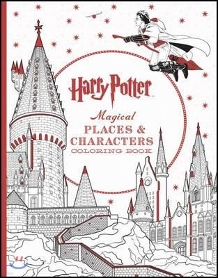 Harry Potter Magical Places & Characters Coloring Book: Official Coloring Book, the
