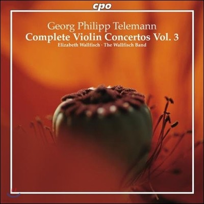 Elizabeth Wallfisch ڷ: ̿ø ְ 3 (Telemann: Complete Violin Concertos Vol.3)