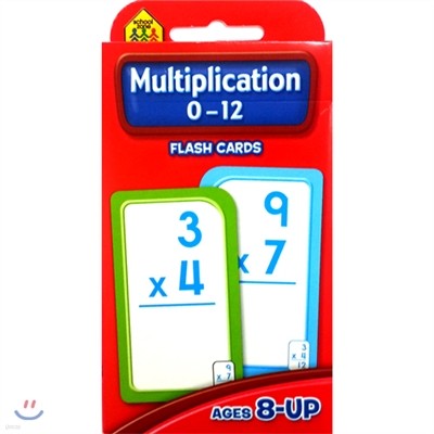 Multiplication 0-12 : Flash Cards