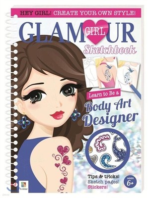 Glamour Girl Sketchbook Body Art Designer