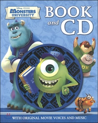 Disney Monsters University Book And CD