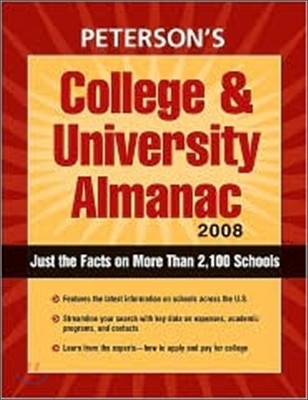 Peterson's College and University Almanac 2008, 10/E