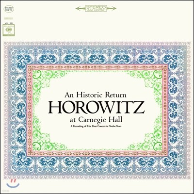 Vladimir Horowitz ̸ ȣκ īױ Ȧ  (At Carnegie Hall - Bach / Schumann / Scriabin / Chopin)