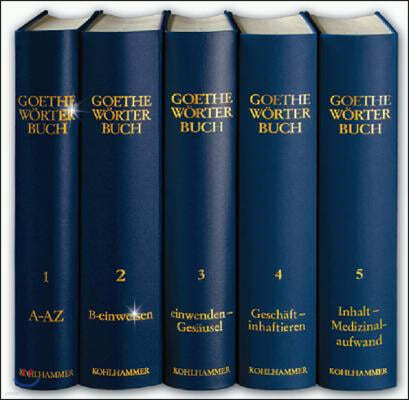Goethe Worterbuch, Band 3, Leinen: Einwenden - Gesausel