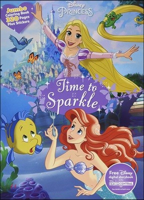 Disney Princess Jumbo Coloring: Time to Sparkle