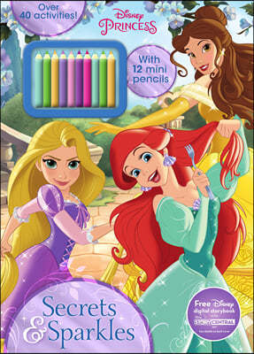 [ũġ Ư]Disney Princess Secret Sparkles (with Pencil)