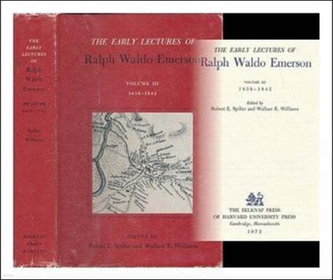Early Lectures of Ralph Waldo Emerson