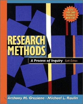 Reasearch Methods : A Process of Inguiry With Website Access, 6/E