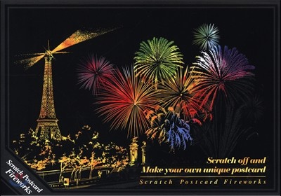 Scratch Postcard ũġ Ʈ ī - Fireworks
