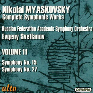 Evgeny Svetlanov / ߽̾Ű :  15 & 27 (Nikolai Myaskovsky : Symphony No.15 & 27) (/ALC1021)