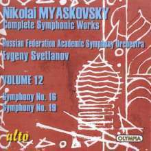 Evgeny Svetlanov / ߽̾Ű :  16 & 19 (Nikolai Myaskovsky : Symphony No.16 & 19) (/ALC1022)