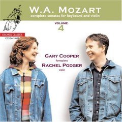 [SACD] Rachel Podger, Gary Cooper / Ʈ : ̿ø ҳŸ 4 (Mozart : Complete Sonatas for Keyboard and Violin, Vol. 4 - K.302, K.9, K.304, K.29, K.526) (SACD Hybrid//CCSSA24607)