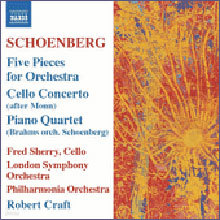 Robert Craft 麣ũ: 5  ǰ, ÿ ְ / : ǾƳ    (Schoenberg: 5 Orchestral Pieces, Cello Concerto / Brahms: Piano Quartet No.1)