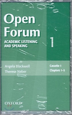 Open Forum 1 : Audio Cassette (Academic Listening and Speaking)