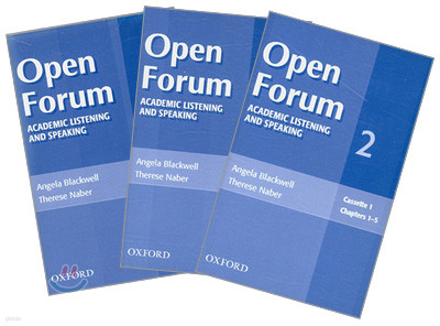 Open Forum 2 : Audio Cassette (Academic Listening and Speaking)