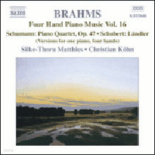 :    ǾƳ  16 (Brahms: Four Hand Piano Music, Volume 16)