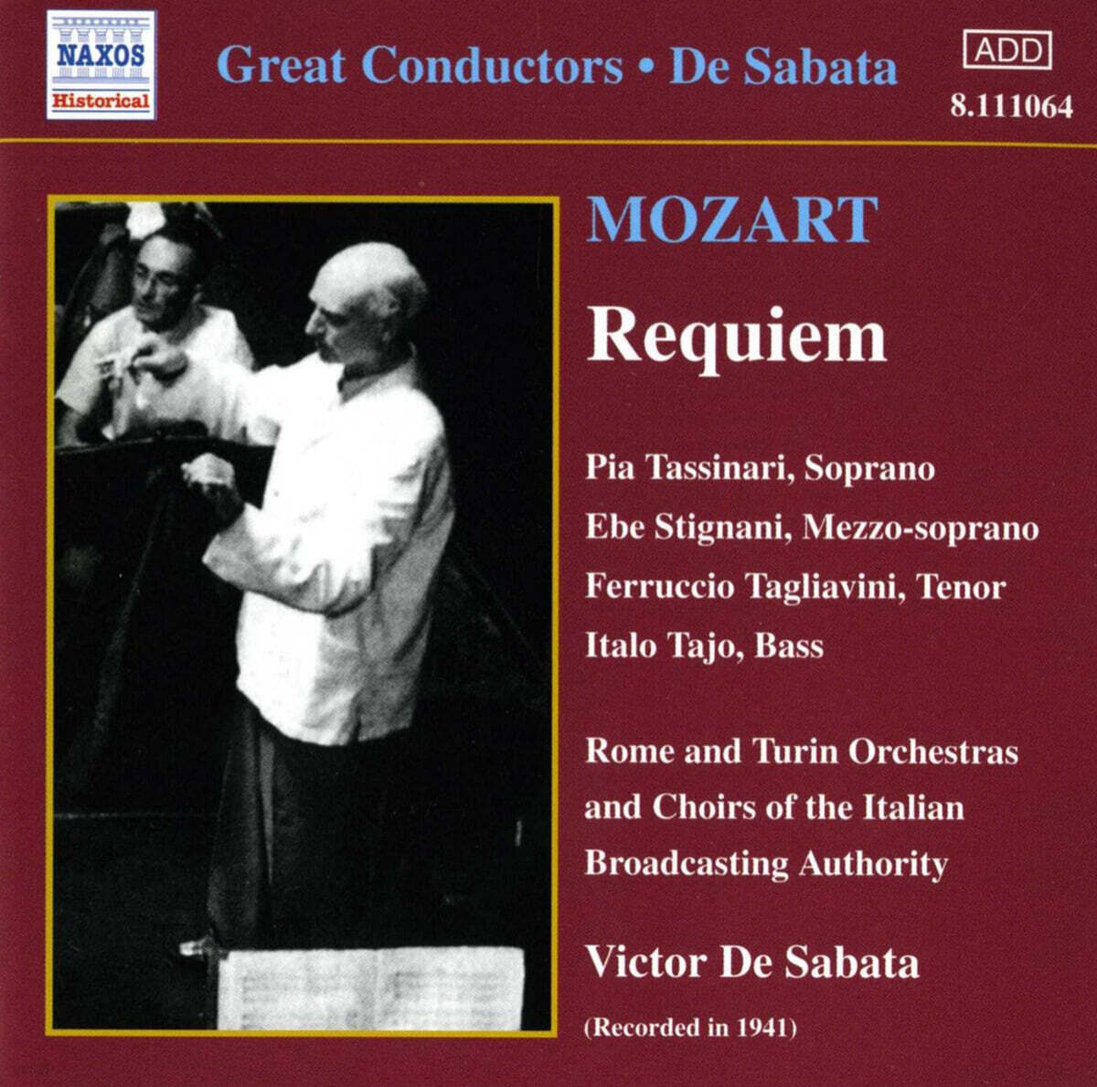 Victor de Sabata 모차르트: 레퀴엠 : 1941년 녹음 (Mozart: Requiem K.626)