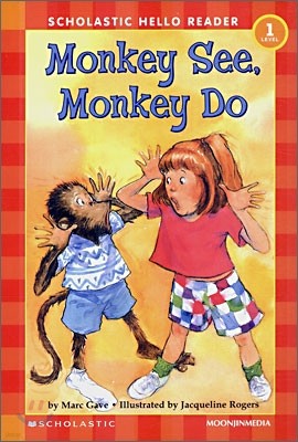 Scholastic Hello Reader Level 1-41 : Monkey See, Monkey Do (Book+CD Set)
