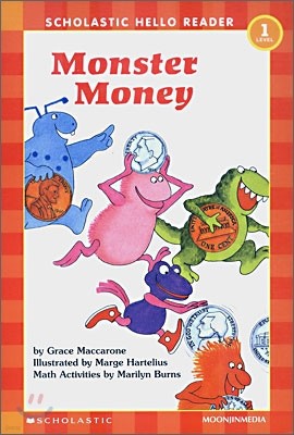 Scholastic Hello Reader Level 1-40 : Monster Money (Book+CD Set)