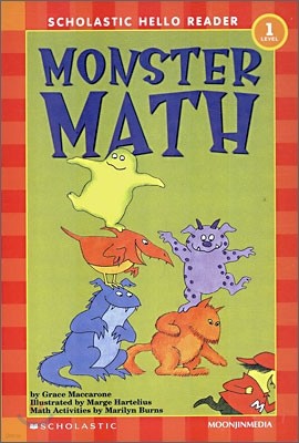 Scholastic Hello Reader Level 1-23 : Monster Math (Book+CD Set)