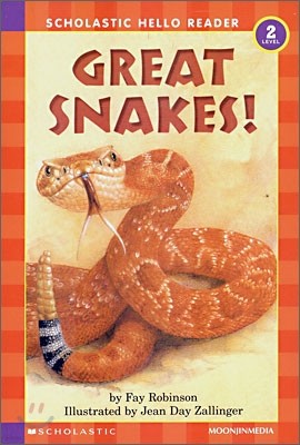 Scholastic Hello Reader Level 2-24 : Great Snakes! (Book+CD Set)