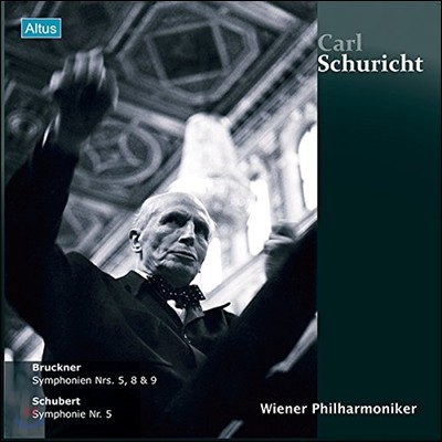 Carl Schuricht, Wiener Philharmoniker — Carl Schuricht 카를 슈리히트 - 빈 필하모닉 라이브 에디션 (Bruckner: Symphonies Nos.5, 8, 9 / Schubert: Symphonie No.5) 앨범 커버