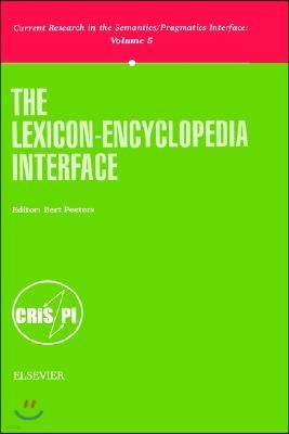 The Lexicon-Encyclopedia Interface