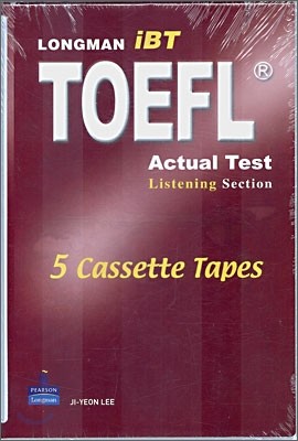 LONGMAN iBT TOEFL Actual Test L 5 Cassette Tapes