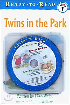 Ready-To-Read Pre-Level : Twins in the Park / Twins Go To Bed (2 Books+CD Set)