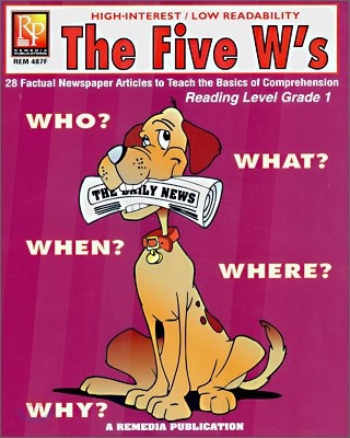 The Five W's : Reading Level Grade 1