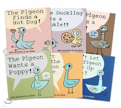 모 윌렘스 비둘기 시리즈 원서 6권 세트 : Mo Willem's Pigeon 6 Book Collection