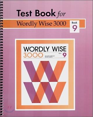Test Book for Wordly Wise 3000 : Book 9
