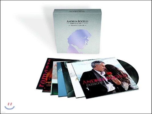 Andrea Bocelli — Andrea Bocelli 팝 앨범 전집 (The Complete Pop Albums Boxset) 앨범 커버