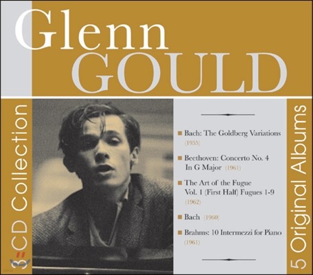 Glenn Gould ۷  - 5  ٹ (3 CD Collection - 5 Original Albums)