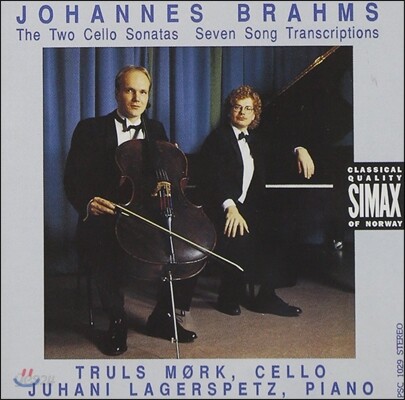 Truls Mork 브람스: 첼로 소나타 1번, 2번, 일곱 개의 노래 (Brahms: Cello Sonatas, Seven Song Transcriptions)