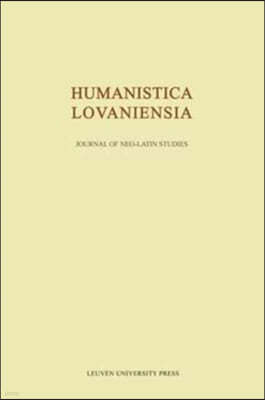 Humanistica Lovaniensia: Journal of Neo-Latin Studies