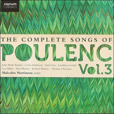 Lisa Milne / Malcolm Martineau 풀랑크: 가곡 전곡 3집 (The Complete Songs of Poulenc Vol.3)