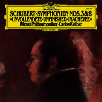 Carlos Kleiber — 슈베르트: 교향곡 3번 & 8번 '미완성' (Schubert: Symphonies Nos.3 & 8 'Unfinished') - Carlos Kleiber 앨범 커버