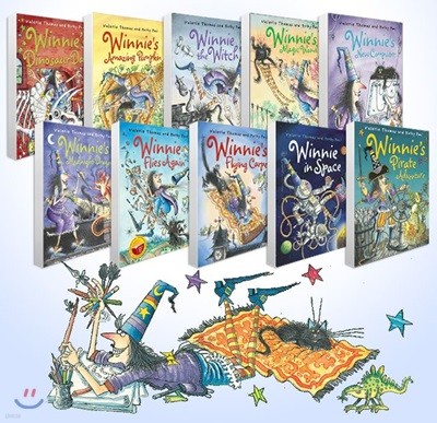   éͺ 10 Ʈ (÷ / MP3 CD 1 ) : Winnie the Witch 10 Books Collection Pack