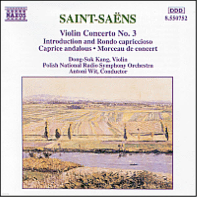 생상 : 바이올린 협주곡 3번, 서주와 론도 카프리치오소 (Saint-Saens : Violin Concerto No.3, Introduction and Rondo Capriccioso)(CD) - 강동석