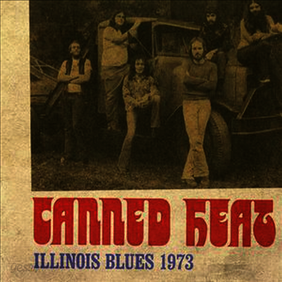 Canned Heat - Illinois Blues 1973 (Ltd. Ed)(Translucent Red Vinyl)(LP)