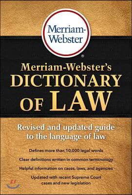 Merriam-Webster's Dictionary of Law