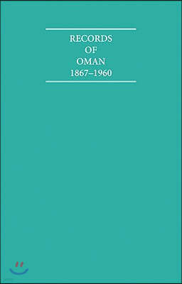 Records of Oman 1867 1960 12 Volume Hardback Set Including Map Box