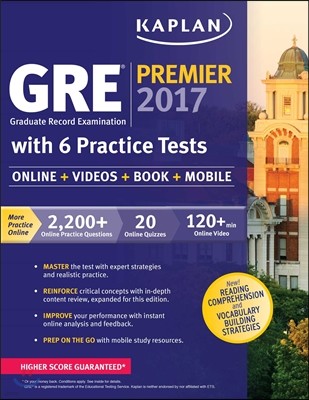 GRE Premier 2017 With 6 Practice Tests